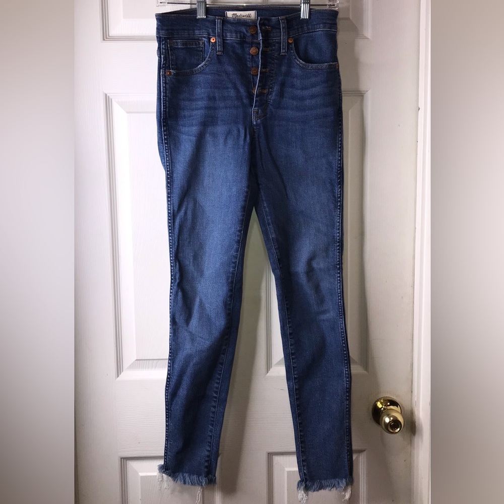 Madewell 10” High Rise Skinny Jeans Size 26